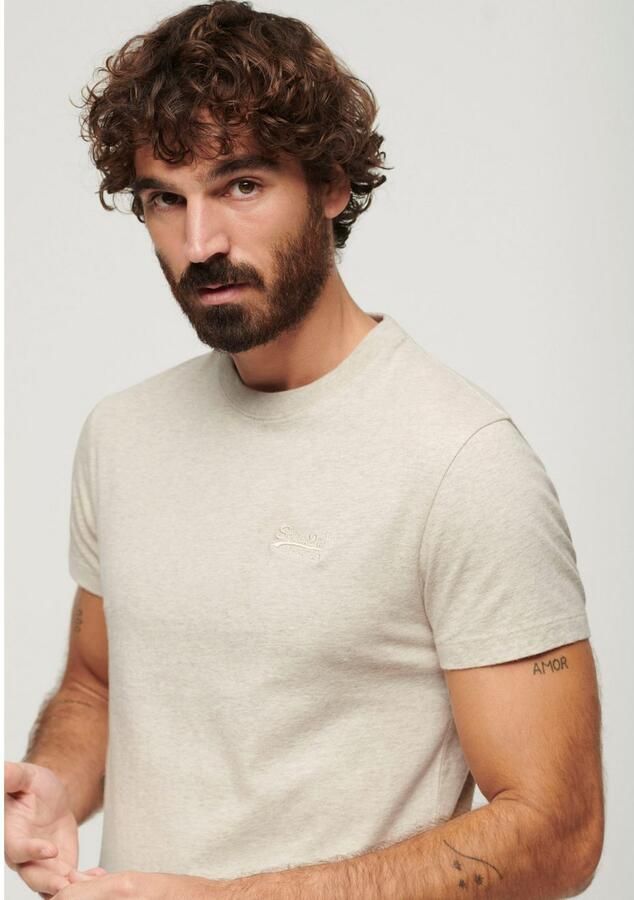 Superdry Shirt met ronde hals ESSENTIAL LOGO EMB TEE - Foto 5