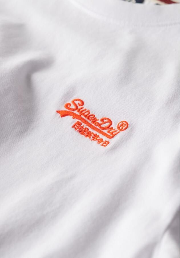 Superdry T-shirt Korte Mouw Essentieel EMB-T-shirt met logo - Foto 5