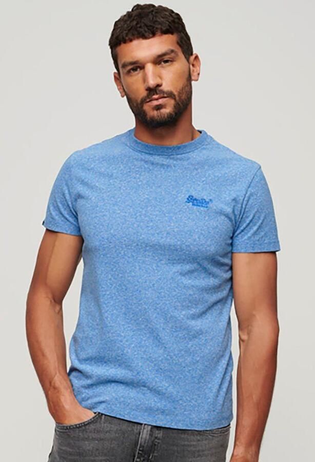 Superdry T-shirt met korte mouwen Vintage Logo Emb Blauw Heren - Foto 8