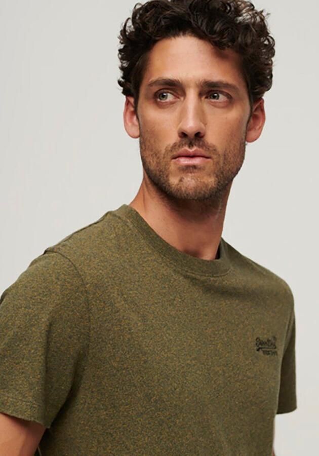 Superdry T-shirt in gemêleerde look model 'Vintage Logo' - Foto 5