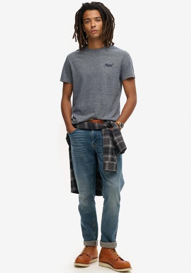 Superdry T-shirt Korte Mouw T-shirt en coton bio Essential Logo - Foto 4