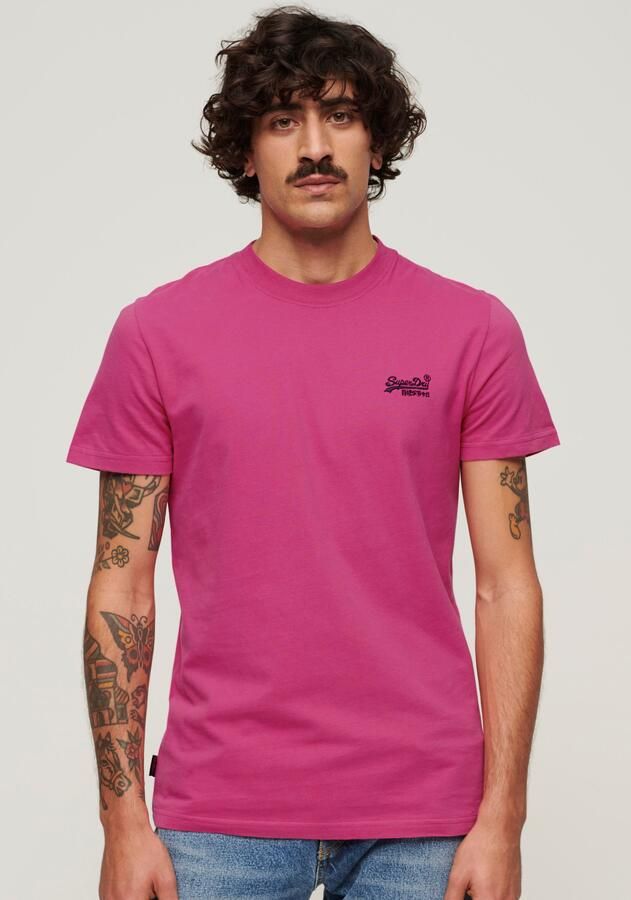 Superdry Shirt met ronde hals ESSENTIAL LOGO EMB TEE - Foto 11