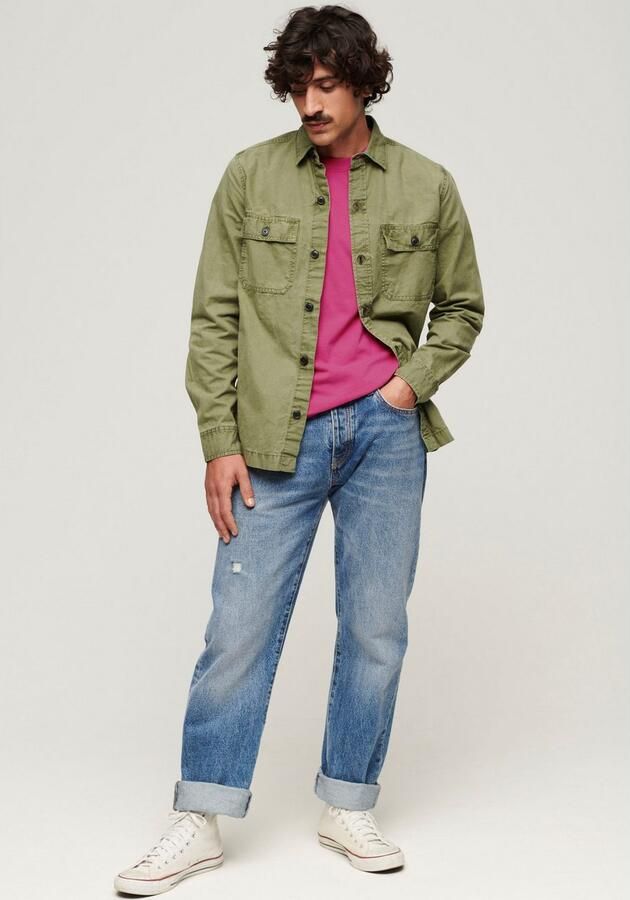 Superdry Shirt met ronde hals ESSENTIAL LOGO EMB TEE - Foto 4