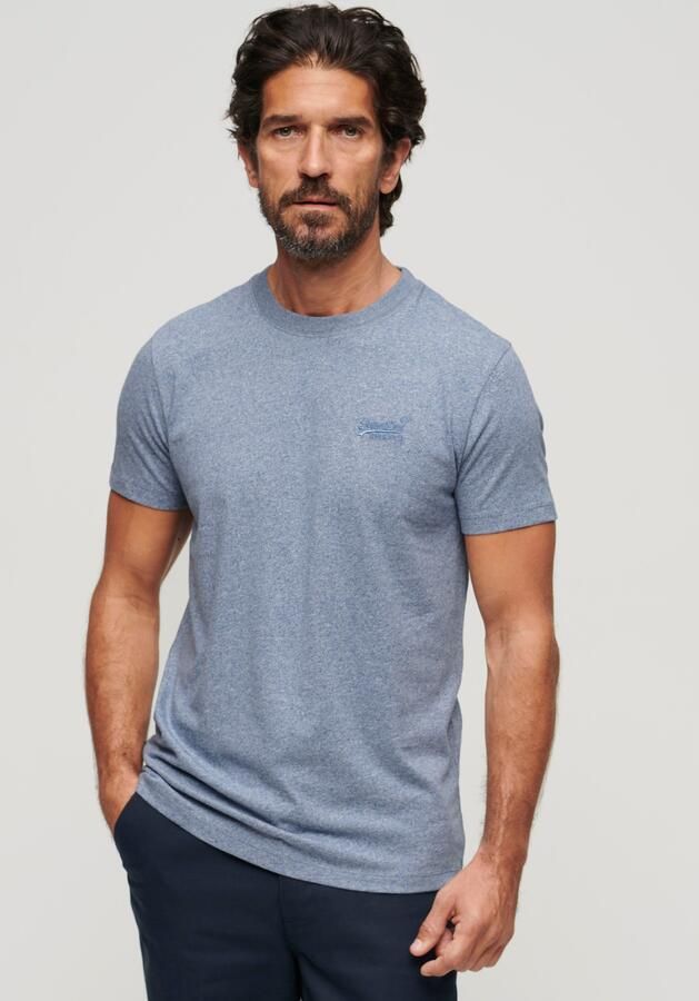 Superdry T-shirt Korte Mouw Essentieel EMB-T-shirt met logo - Foto 6