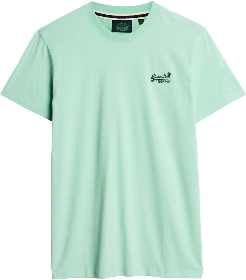 Superdry Shirt met ronde hals ESSENTIAL LOGO EMB TEE