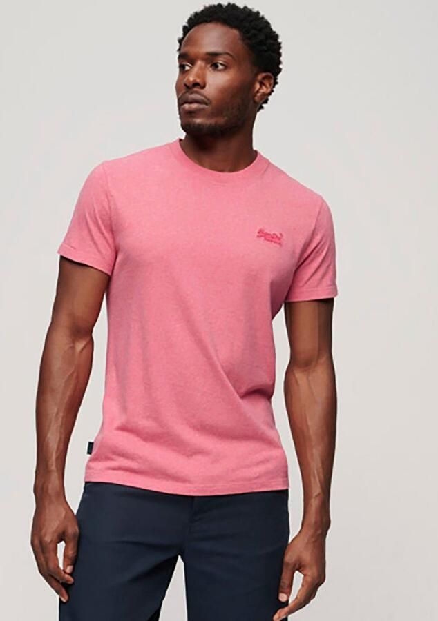 Superdry T-shirt Korte Mouw Essentieel EMB-T-shirt met logo - Foto 2