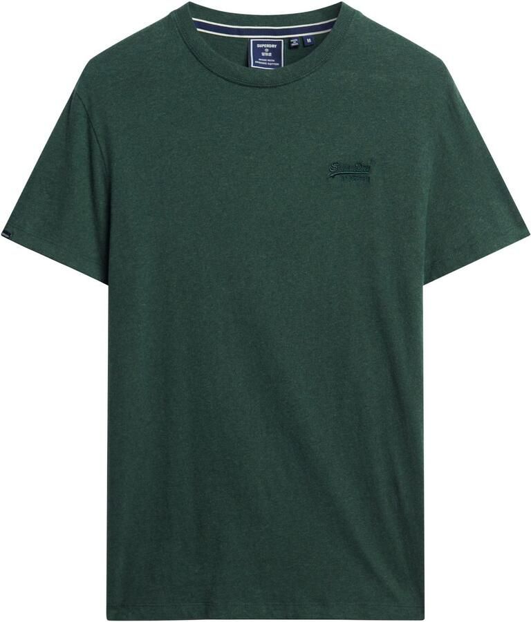 Superdry Shirt met ronde hals ESSENTIAL LOGO EMB TEE