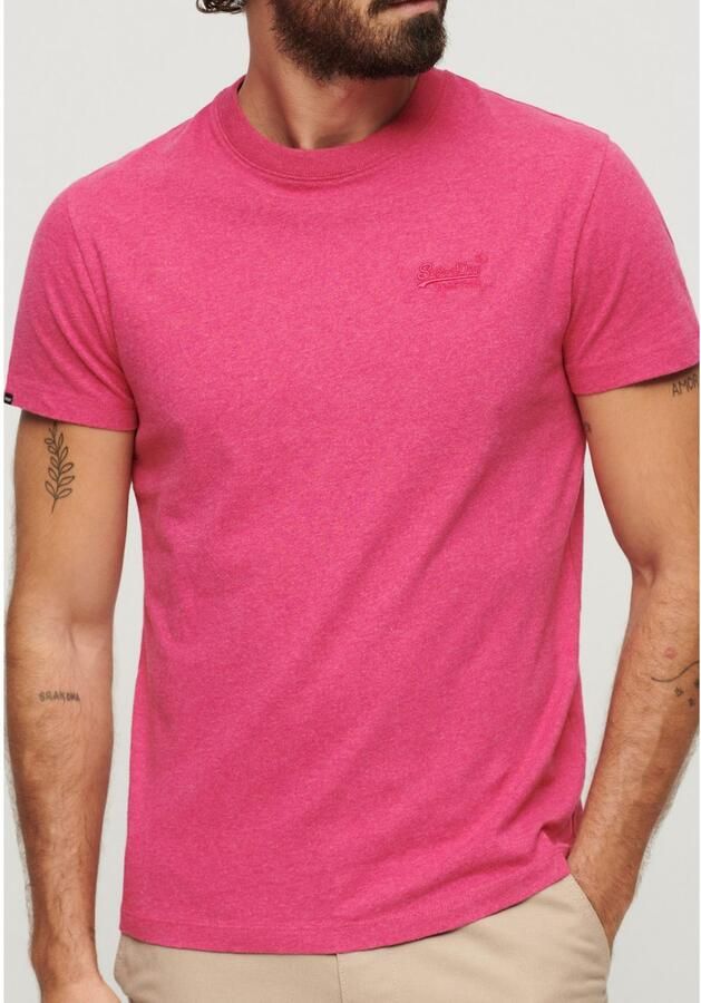 Superdry Shirt met ronde hals ESSENTIAL LOGO EMB TEE - Foto 3