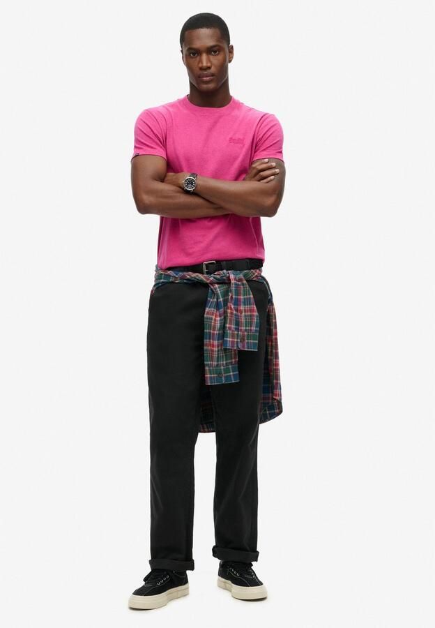 Superdry Shirt met ronde hals ESSENTIAL LOGO EMB TEE - Foto 7