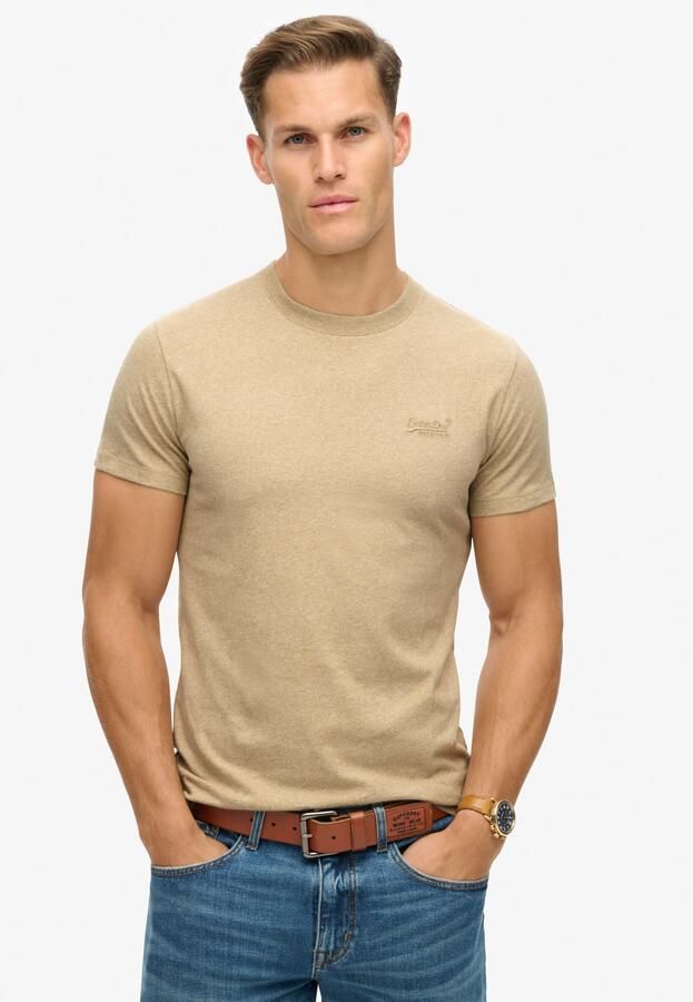 Superdry Beige T-shirts en Polos Klassieke Collectie Beige Heren - Foto 15