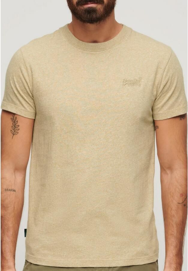 Superdry Beige T-shirts en Polos Klassieke Collectie Beige Heren - Foto 5