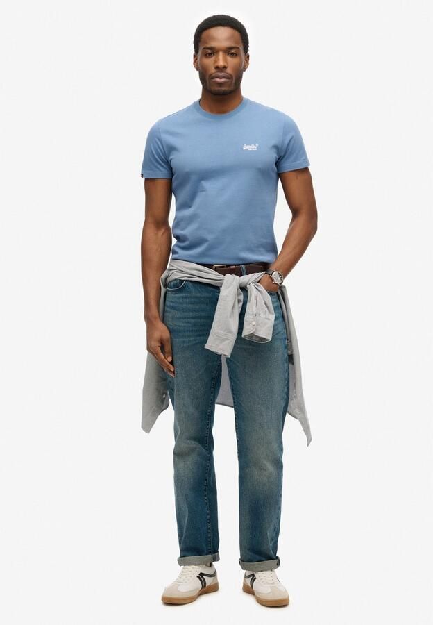 Superdry Shirt met ronde hals ESSENTIAL LOGO EMB TEE - Foto 3