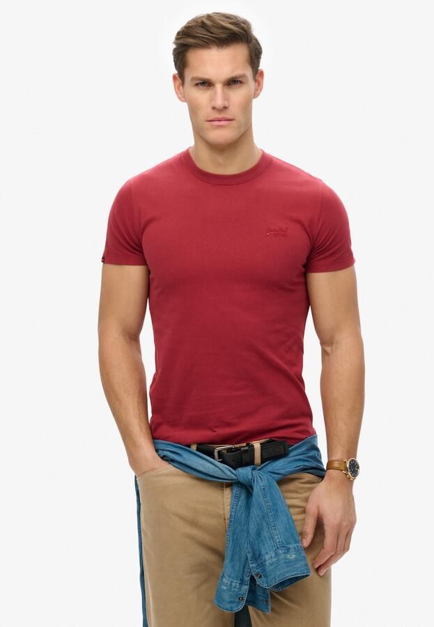 Superdry Shirt met ronde hals ESSENTIAL LOGO EMB TEE - Foto 7