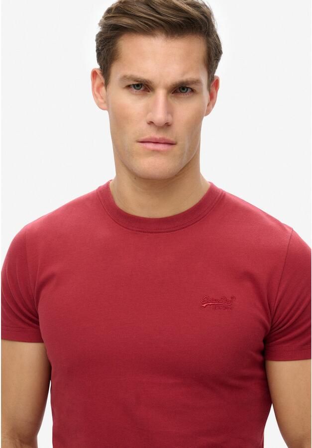 Superdry Shirt met ronde hals ESSENTIAL LOGO EMB TEE