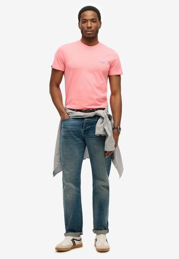 Superdry Shirt met ronde hals ESSENTIAL LOGO EMB TEE - Foto 3