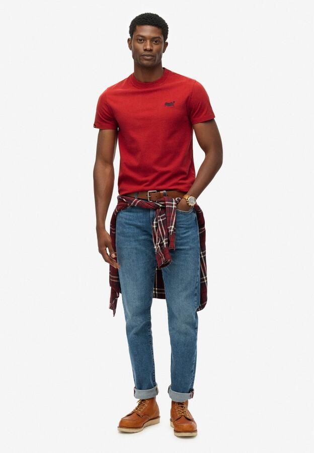 Superdry Shirt met ronde hals ESSENTIAL LOGO EMB TEE - Foto 5