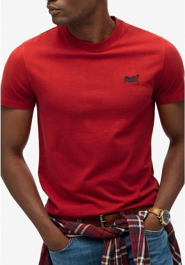 Superdry Shirt met ronde hals ESSENTIAL LOGO EMB TEE - Foto 3