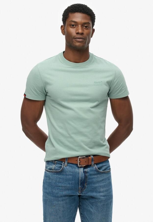 Superdry Shirt met ronde hals ESSENTIAL LOGO EMB TEE - Foto 8