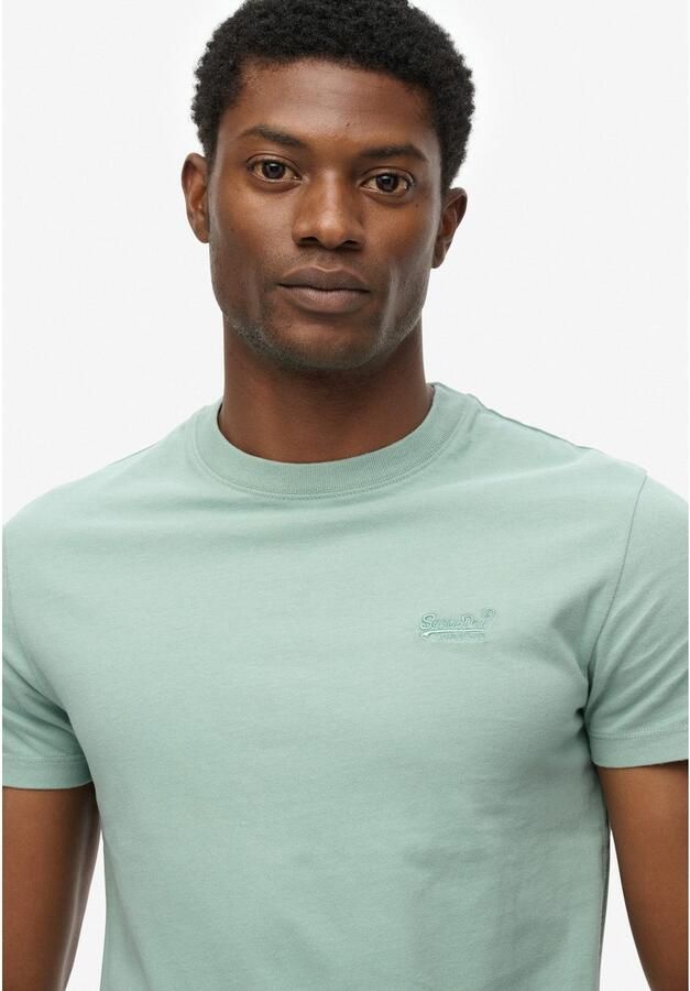 Superdry Shirt met ronde hals ESSENTIAL LOGO EMB TEE