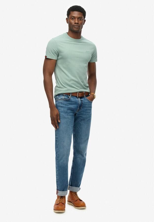 Superdry Shirt met ronde hals ESSENTIAL LOGO EMB TEE - Foto 4