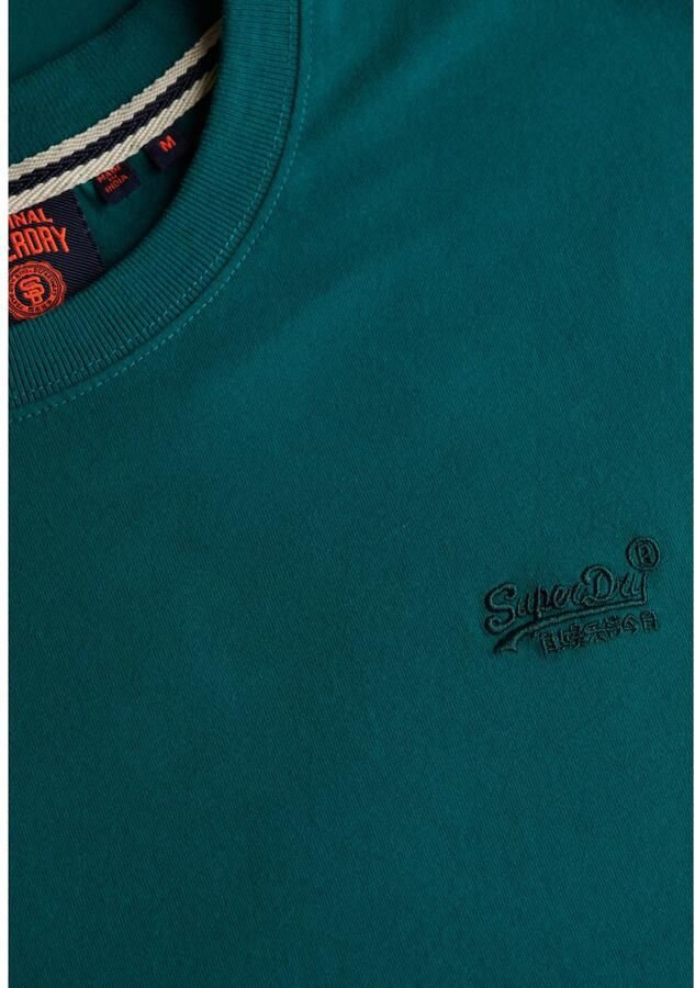 Superdry Shirt met ronde hals ESSENTIAL LOGO EMB TEE