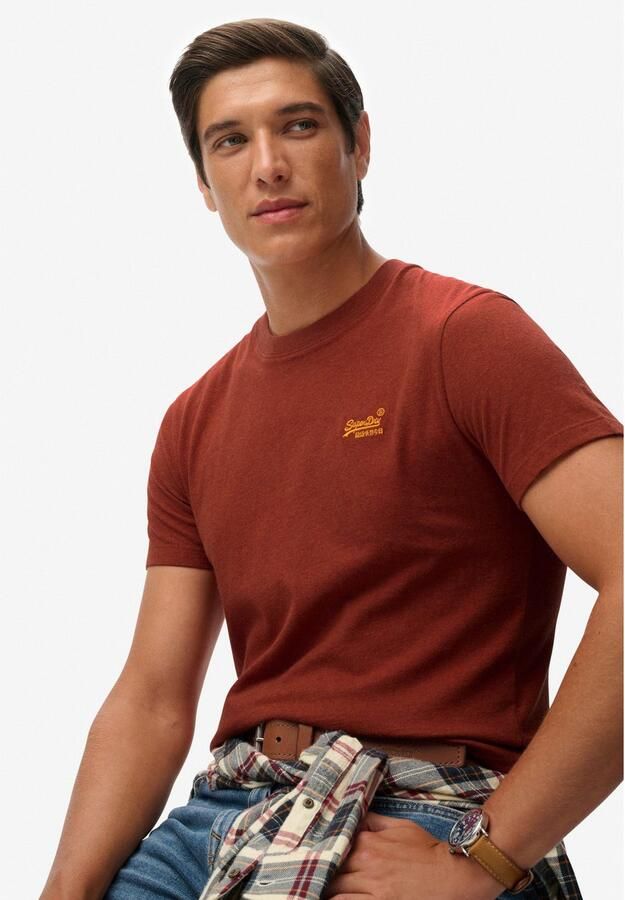 Superdry Shirt met ronde hals ESSENTIAL LOGO EMB TEE - Foto 3