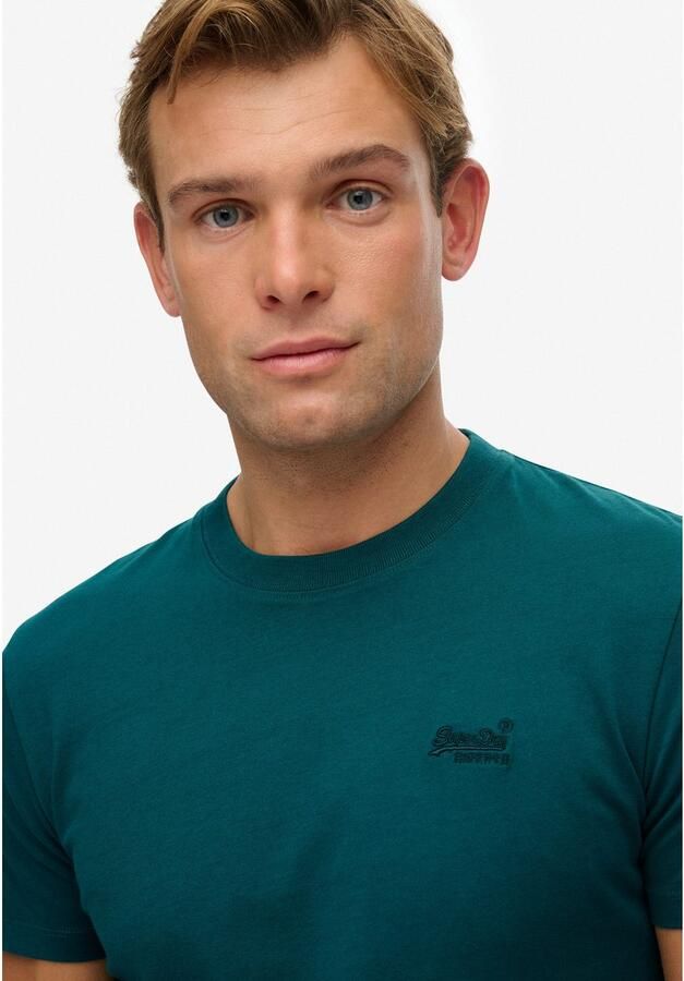 Superdry Shirt met ronde hals ESSENTIAL LOGO EMB TEE - Foto 2