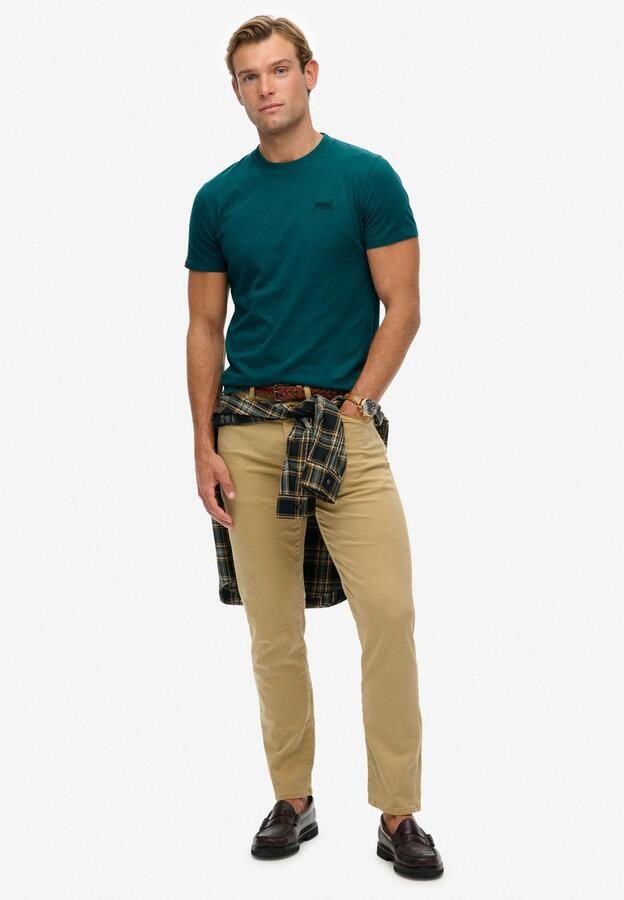 Superdry Shirt met ronde hals ESSENTIAL LOGO EMB TEE - Foto 5