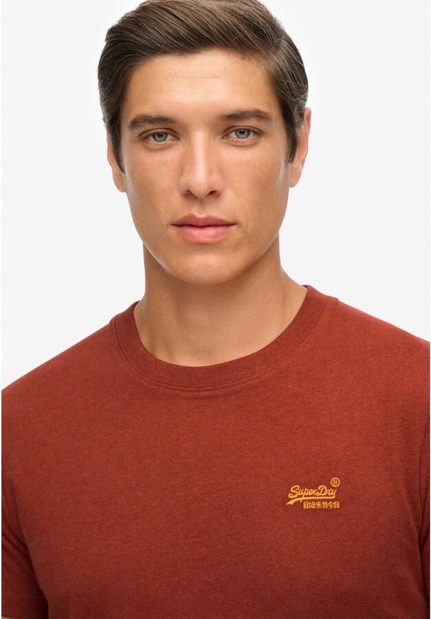 Superdry Shirt met ronde hals ESSENTIAL LOGO EMB TEE