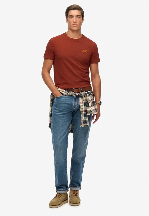 Superdry Shirt met ronde hals ESSENTIAL LOGO EMB TEE - Foto 5