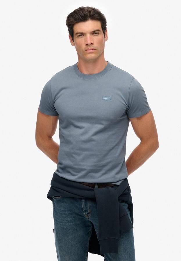 Superdry Shirt met ronde hals ESSENTIAL LOGO EMB TEE - Foto 7