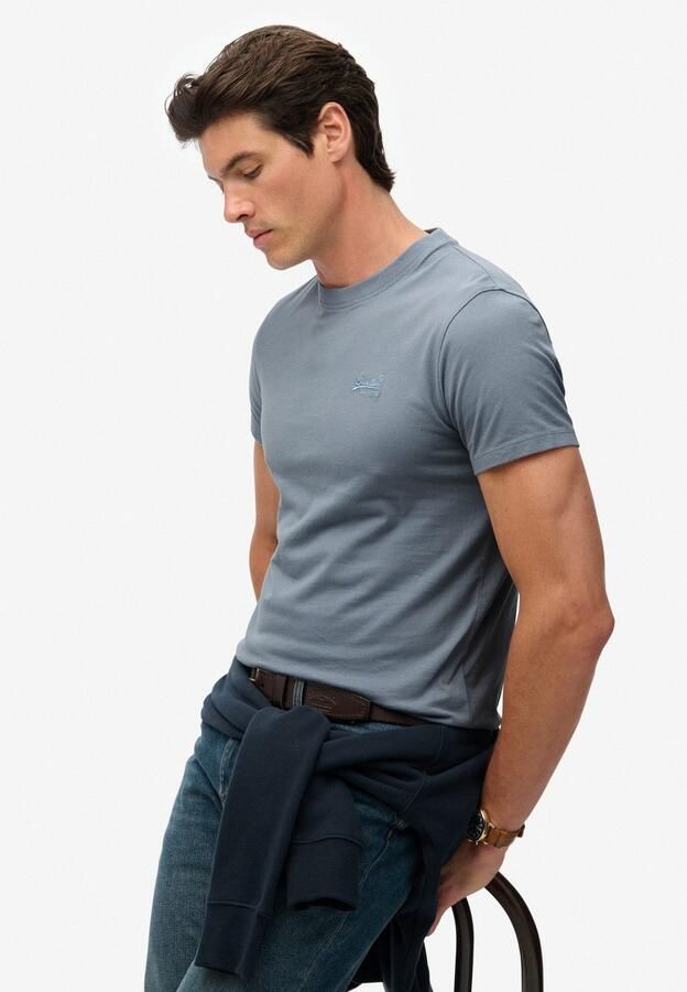 Superdry Shirt met ronde hals ESSENTIAL LOGO EMB TEE - Foto 3