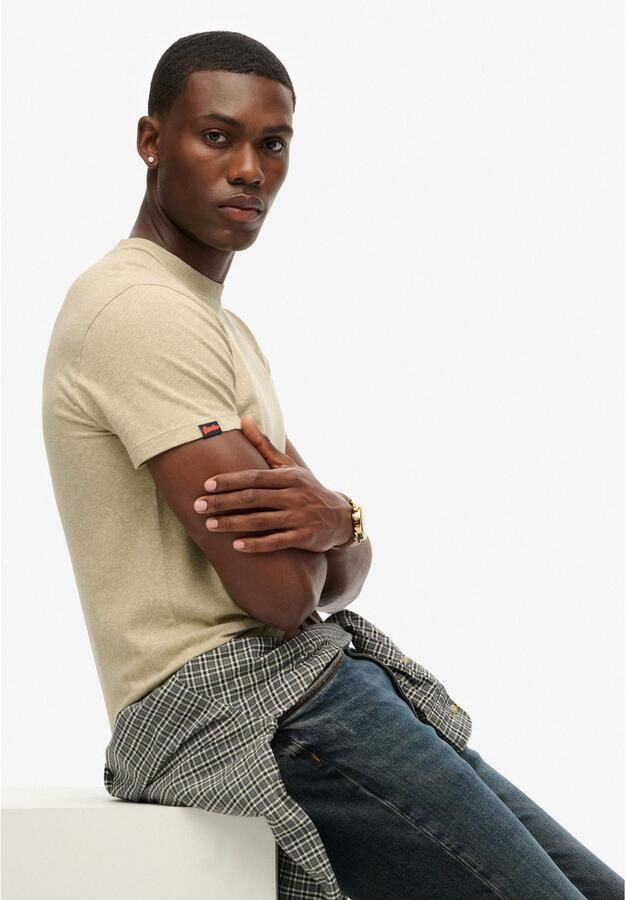 Superdry Beige T-shirts en Polos Klassieke Collectie Beige Heren - Foto 10