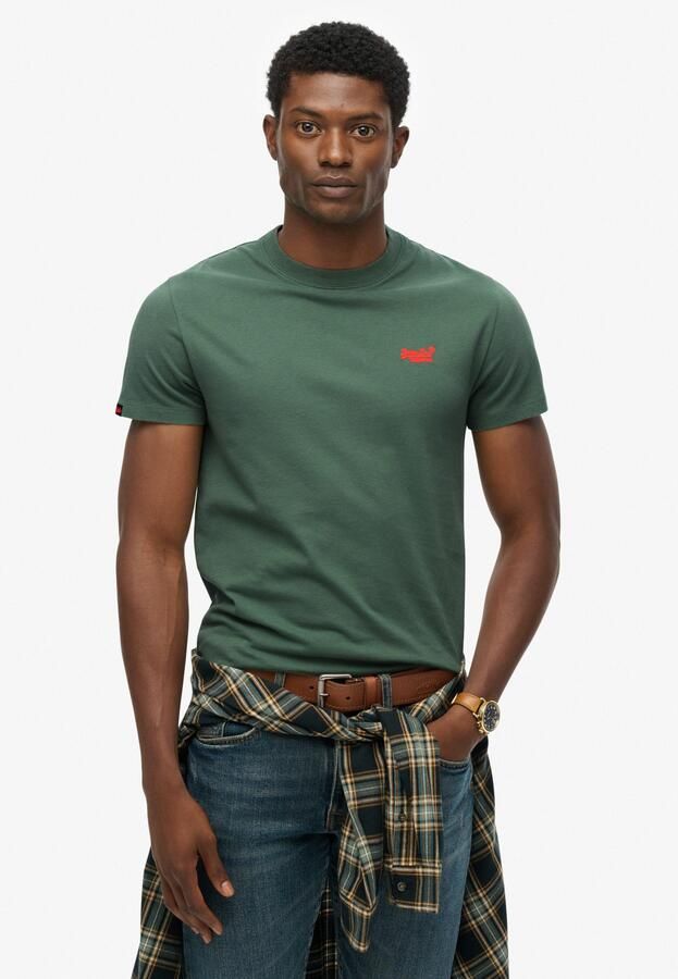 Superdry Shirt met ronde hals ESSENTIAL LOGO EMB TEE - Foto 8