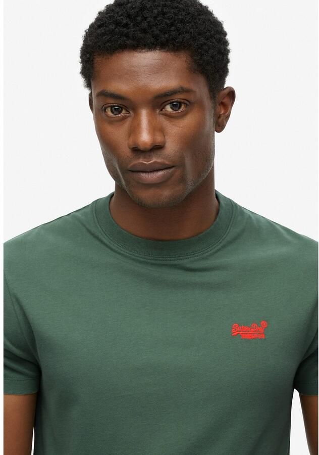 Superdry Shirt met ronde hals ESSENTIAL LOGO EMB TEE
