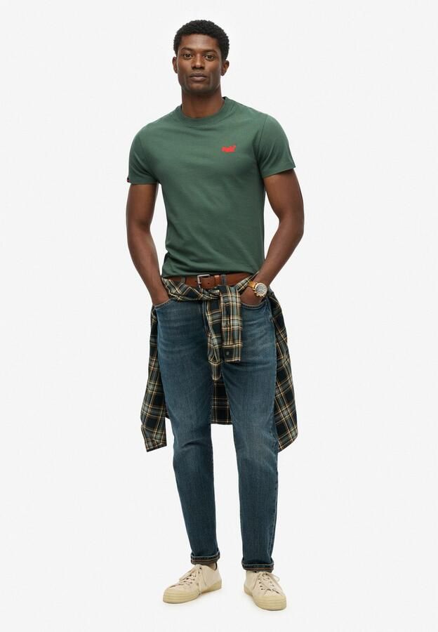 Superdry Shirt met ronde hals ESSENTIAL LOGO EMB TEE - Foto 7