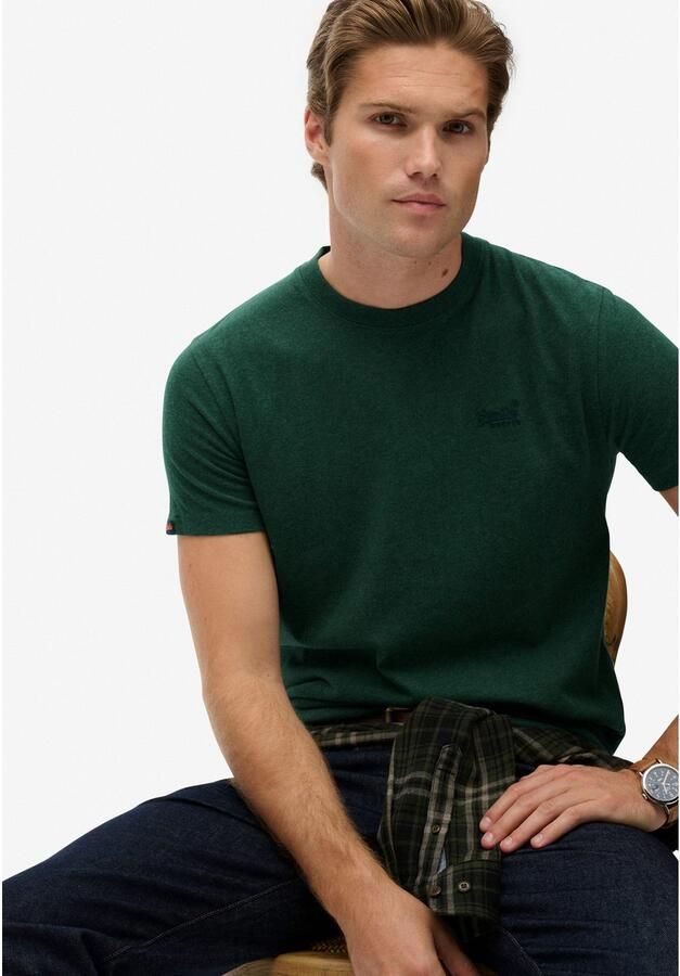 Superdry Shirt met ronde hals ESSENTIAL LOGO EMB TEE - Foto 2