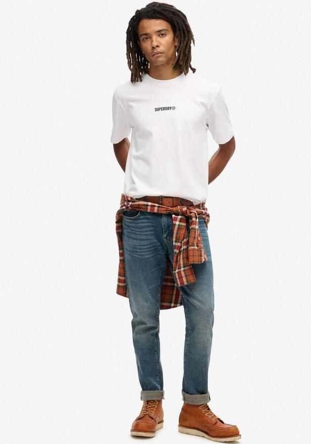 Superdry T-shirt Korte Mouw T-shirt ample Micro Logo Graphic - Foto 4