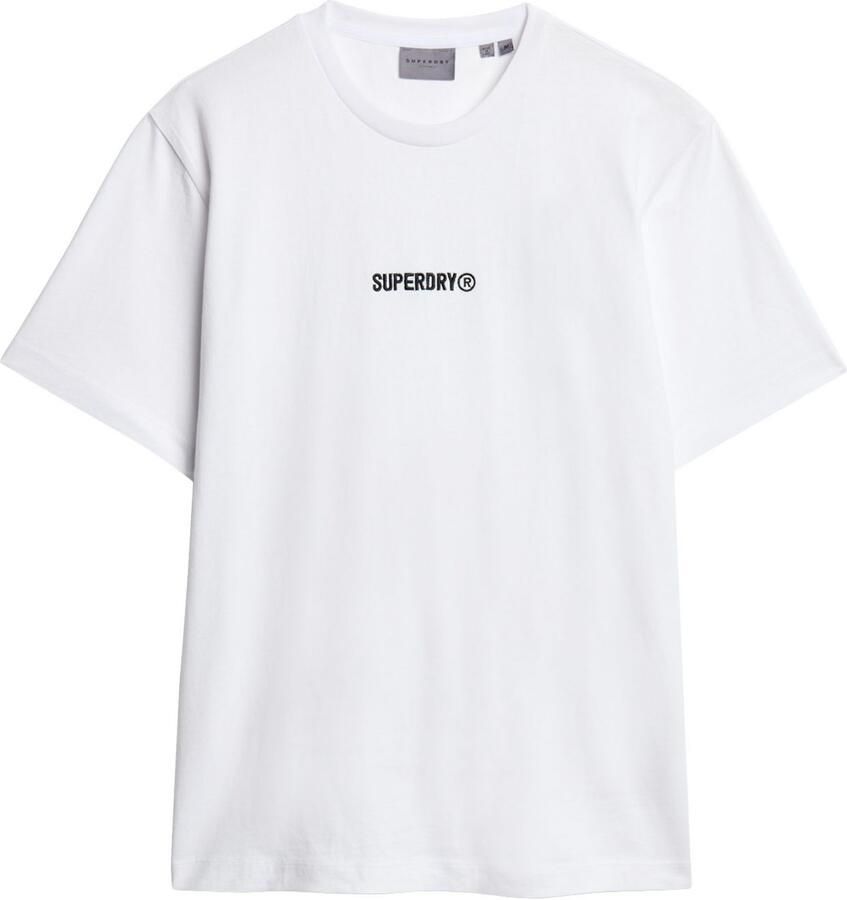 Superdry T-shirt Korte Mouw T-shirt ample Micro Logo Graphic
