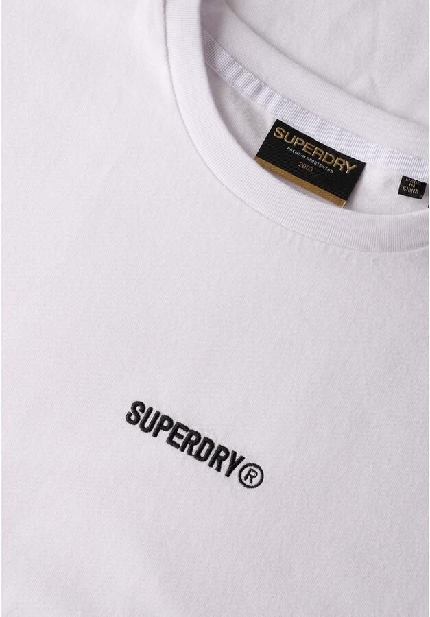 Superdry Shirt met ronde hals MICRO LOGO T SHIRT - Foto 2