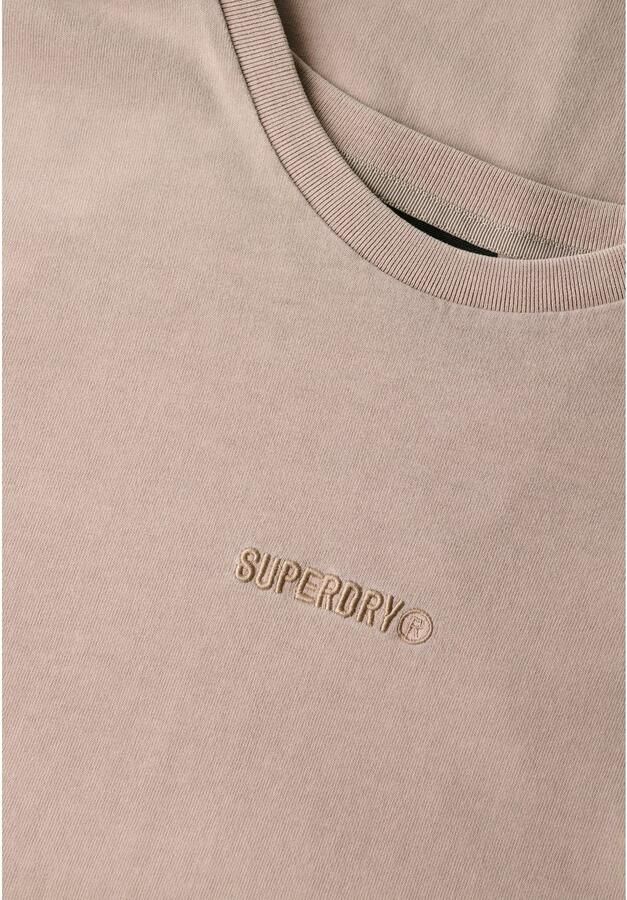 Superdry Shirt met ronde hals MICRO LOGO T SHIRT - Foto 2