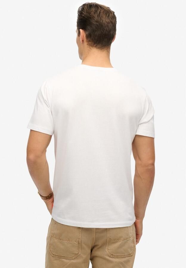 Superdry Shirt met ronde hals MICRO LOGO T SHIRT - Foto 6
