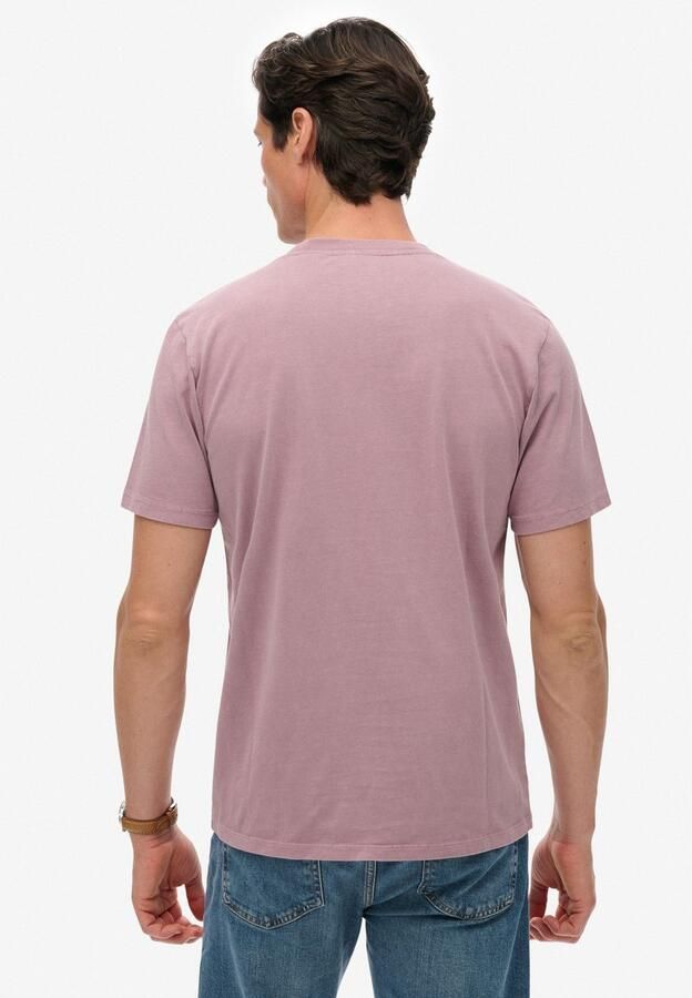 Superdry Shirt met ronde hals MICRO LOGO T SHIRT - Foto 3