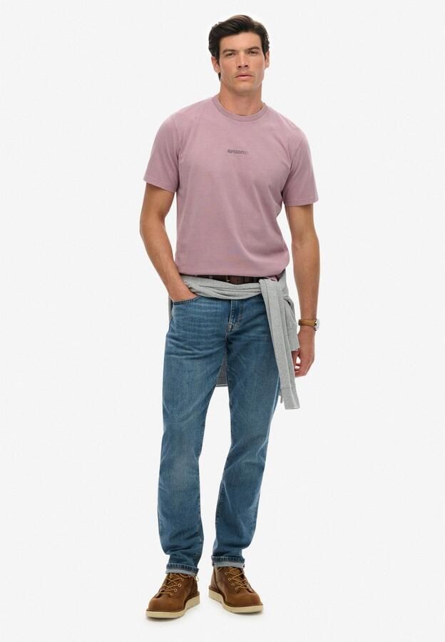 Superdry Shirt met ronde hals MICRO LOGO T SHIRT - Foto 4