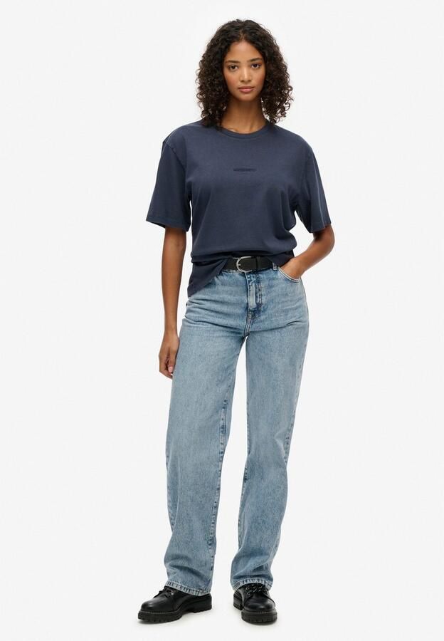 Superdry Shirt met ronde hals MICRO LOGO T SHIRT - Foto 4