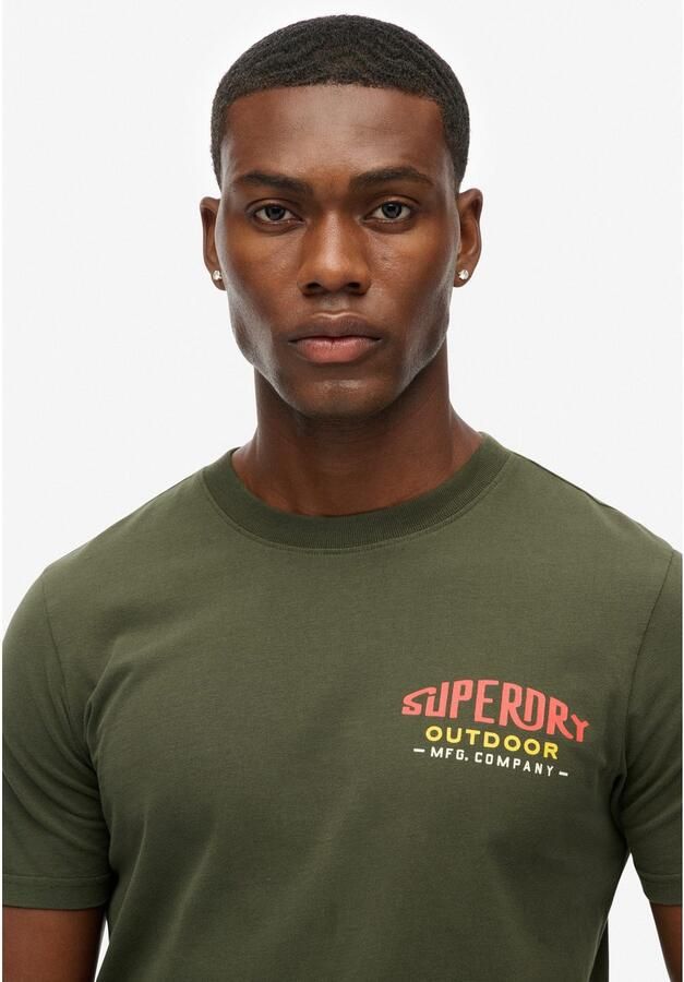 Superdry Shirt met ronde hals MOUNTAIN RELAXED TEE