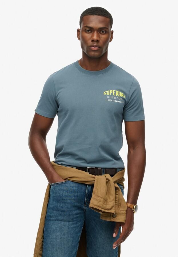 Superdry Shirt met ronde hals MOUNTAIN RELAXED TEE - Foto 8