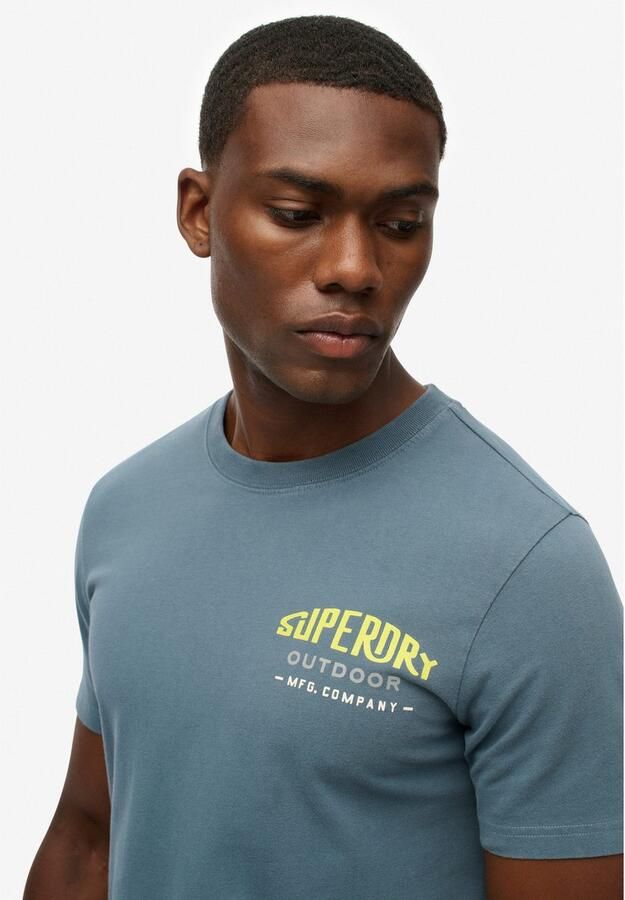 Superdry Shirt met ronde hals MOUNTAIN RELAXED TEE - Foto 3