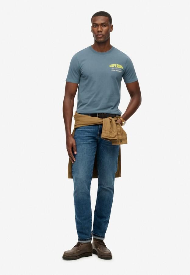 Superdry Shirt met ronde hals MOUNTAIN RELAXED TEE - Foto 4