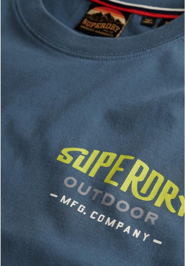 Superdry Shirt met ronde hals MOUNTAIN RELAXED TEE